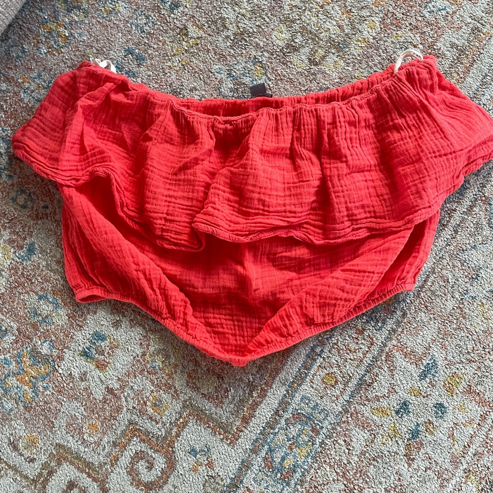 Aerie cropped strapless top